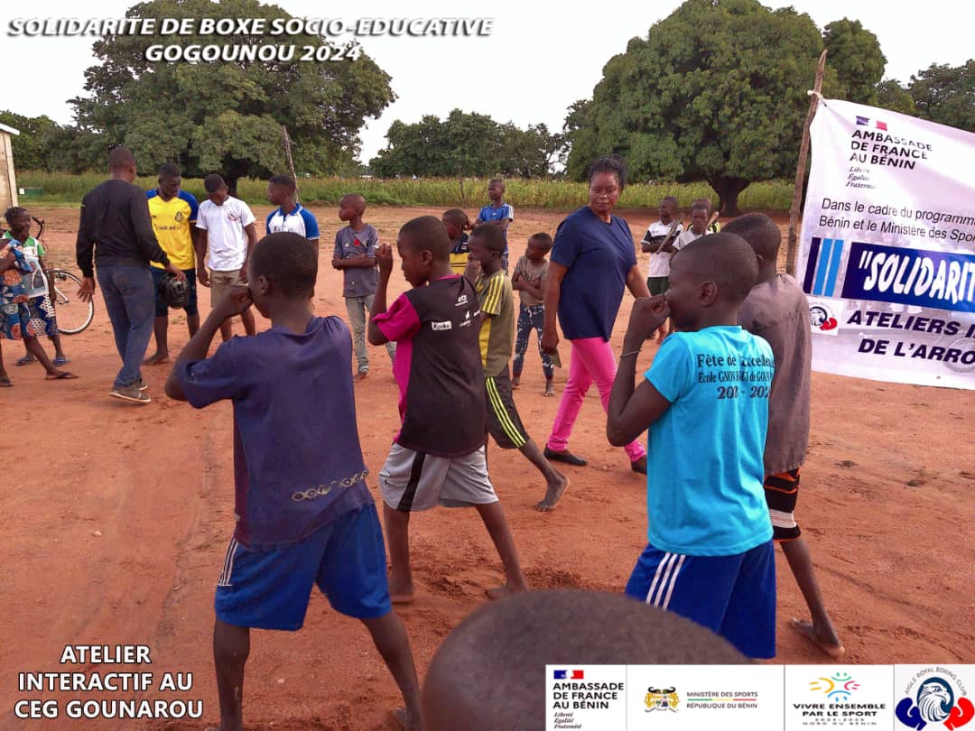 Atelier interactif au CEG GROUNAROU